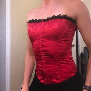 5 for $15 // Red Sexy Corset